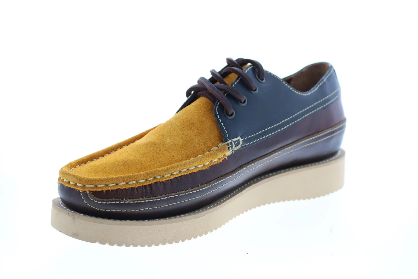 Sebago Makwa 72111IW Mens Brown Suede Loafers & Slip Ons Boat Shoes