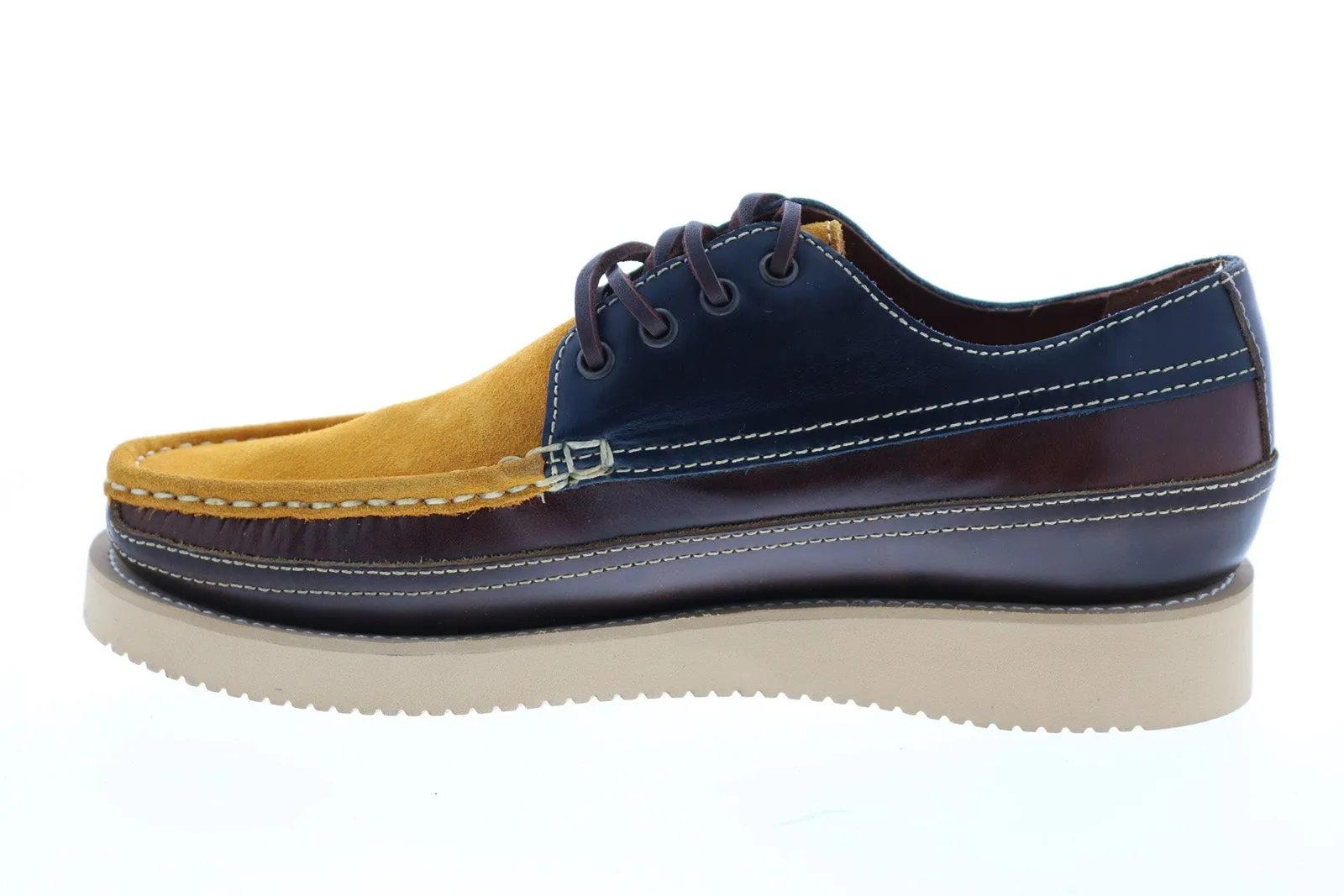 Sebago Makwa 72111IW Mens Brown Suede Loafers & Slip Ons Boat Shoes