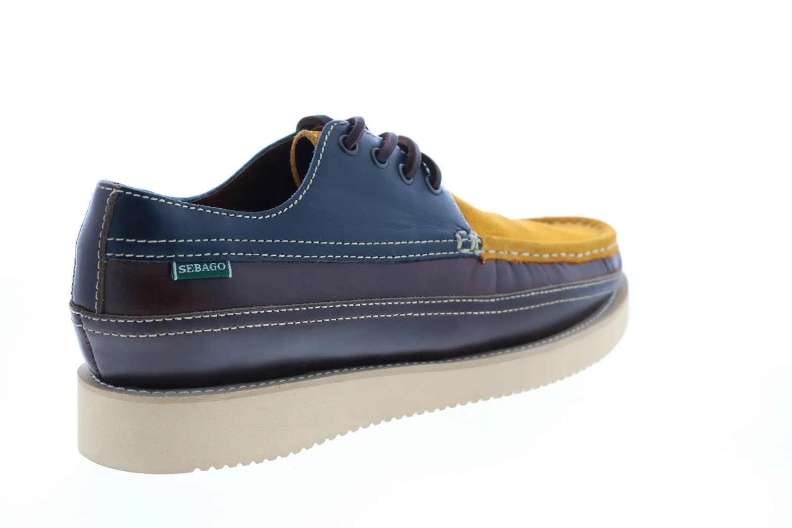 Sebago Makwa 72111IW Mens Brown Suede Loafers & Slip Ons Boat Shoes