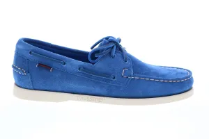 Sebago Portland Flesh Out 7111PTW Mens Blue Loafers & Slip Ons Boat Shoes