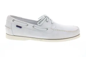 Sebago Portland Flesh Out 7111PTW Mens White Loafers & Slip Ons Boat Shoes