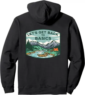 Serene Camping Lakeside Design For Nature Lovers Pullover Hoodie