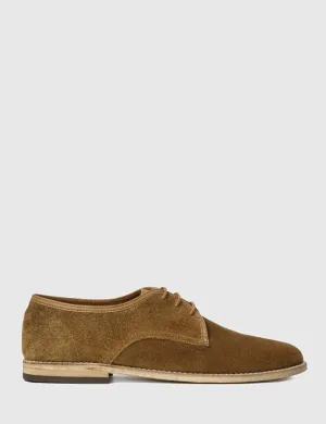 Shoes Hayane Tan - (Suede) Derby Suede Hudson Discount coupons Fraud-free
