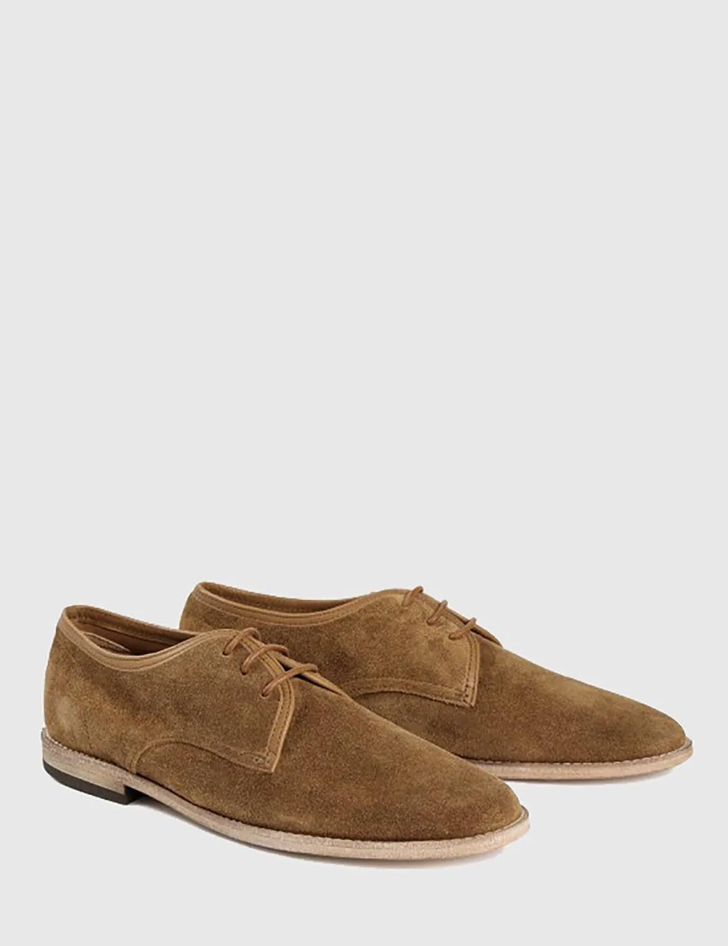 Shoes Hayane Tan - (Suede) Derby Suede Hudson Discount coupons Fraud-free