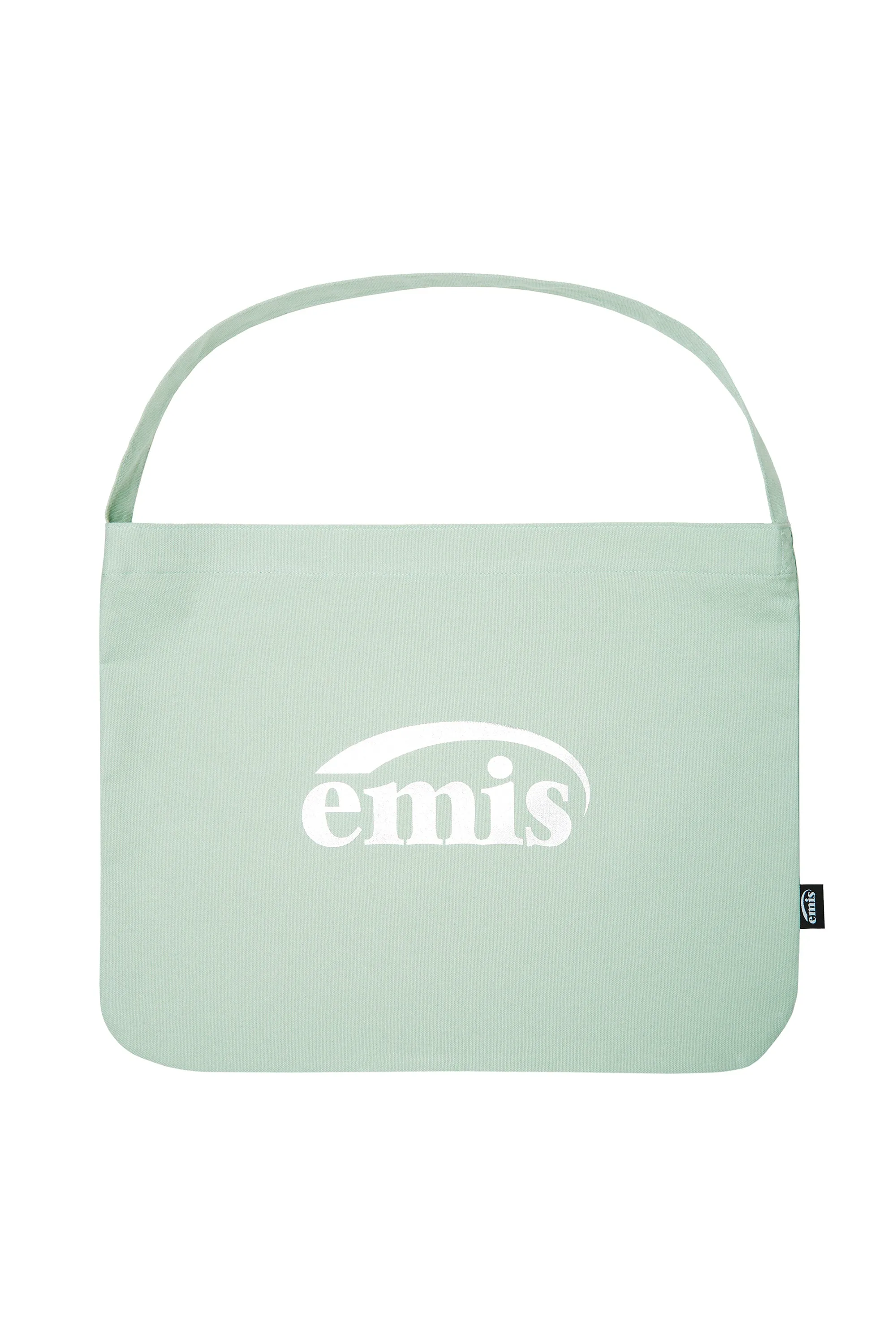 SILVER LOGO ECO BAG-MINT