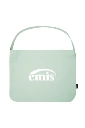 SILVER LOGO ECO BAG-MINT
