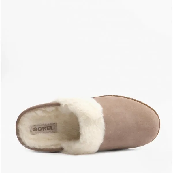 Sorel NAKISKA SLIDE II Womens Mule Slippers Omega Taupe/Natural