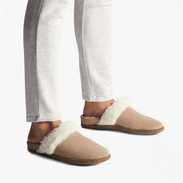 Sorel NAKISKA SLIDE II Womens Mule Slippers Omega Taupe/Natural