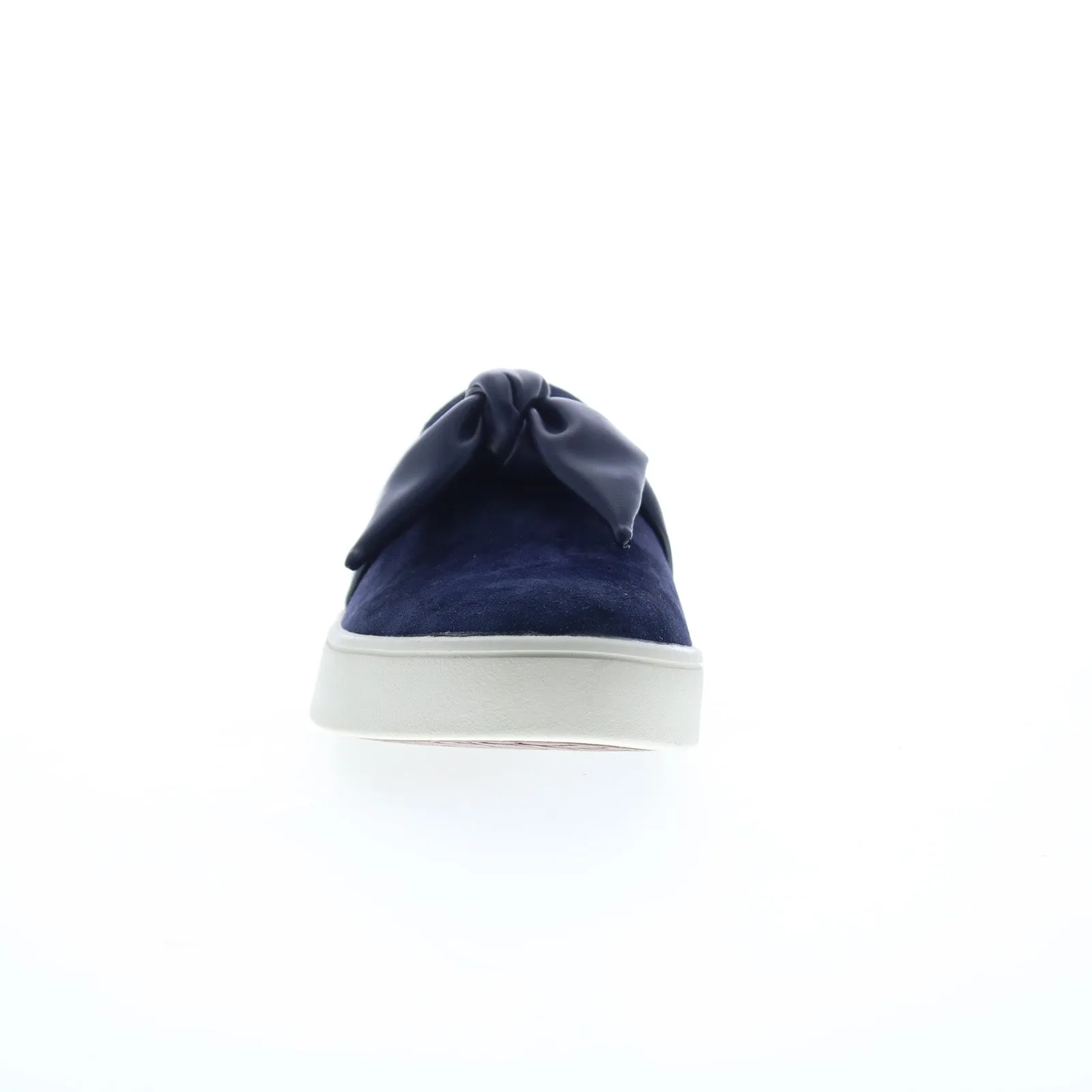 Spenco Barbados Slide SP1089PEA Womens Blue Suede Slip On Mule Sandals Shoes