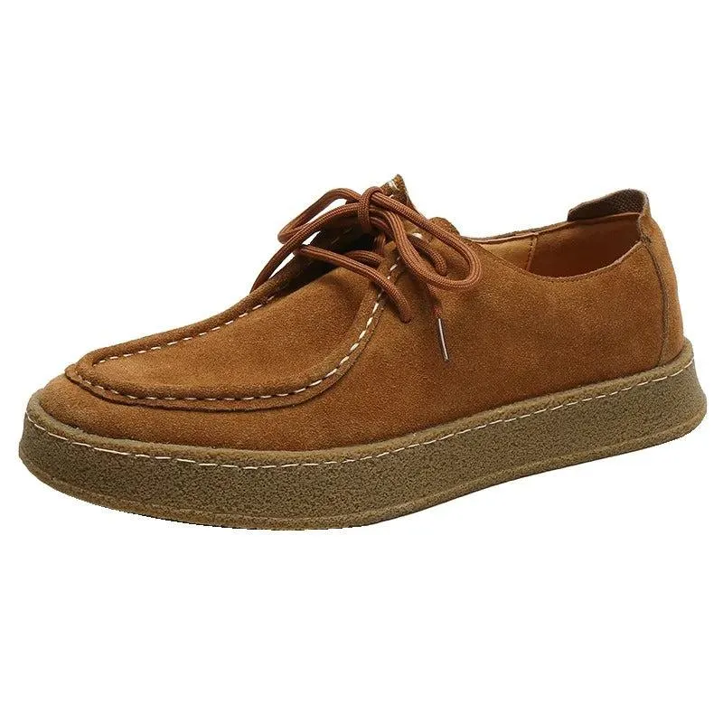 Suede boat shoes