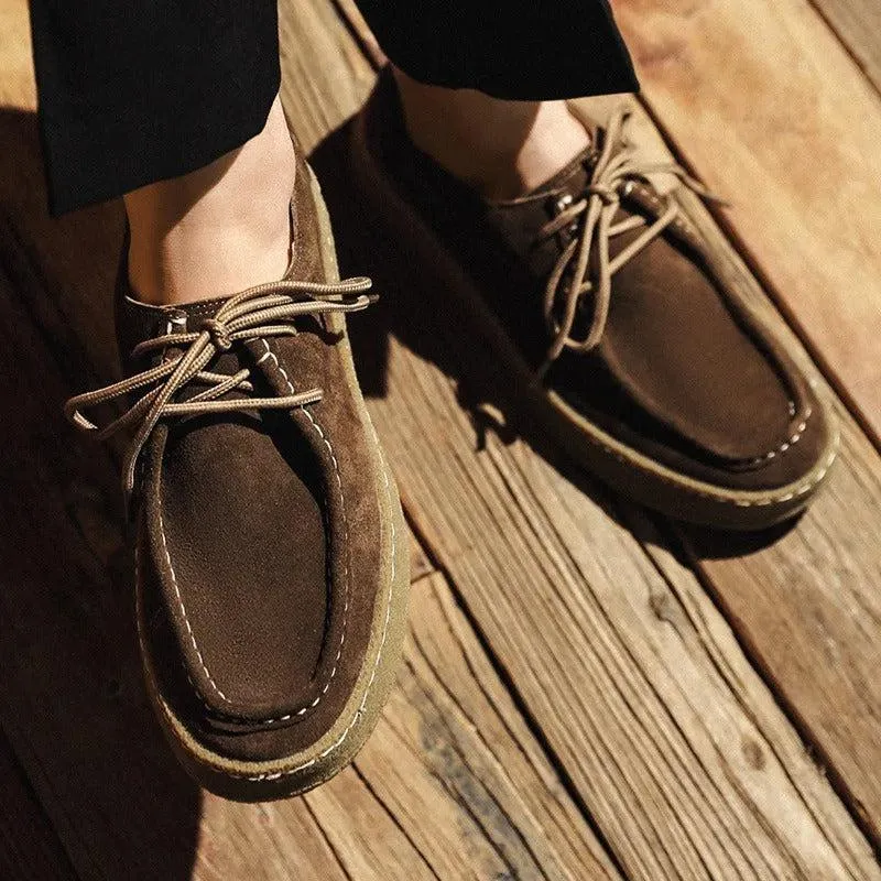 Suede boat shoes
