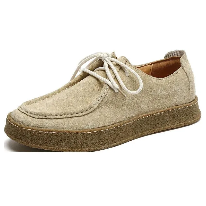 Suede boat shoes