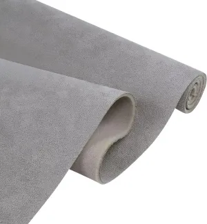 Suede Headliner with Foam Backed Fabric 60" Width, Replacement Automotive RV Boat Marine Interiors Aging/Faded/Broken Gray, 85" x 60"