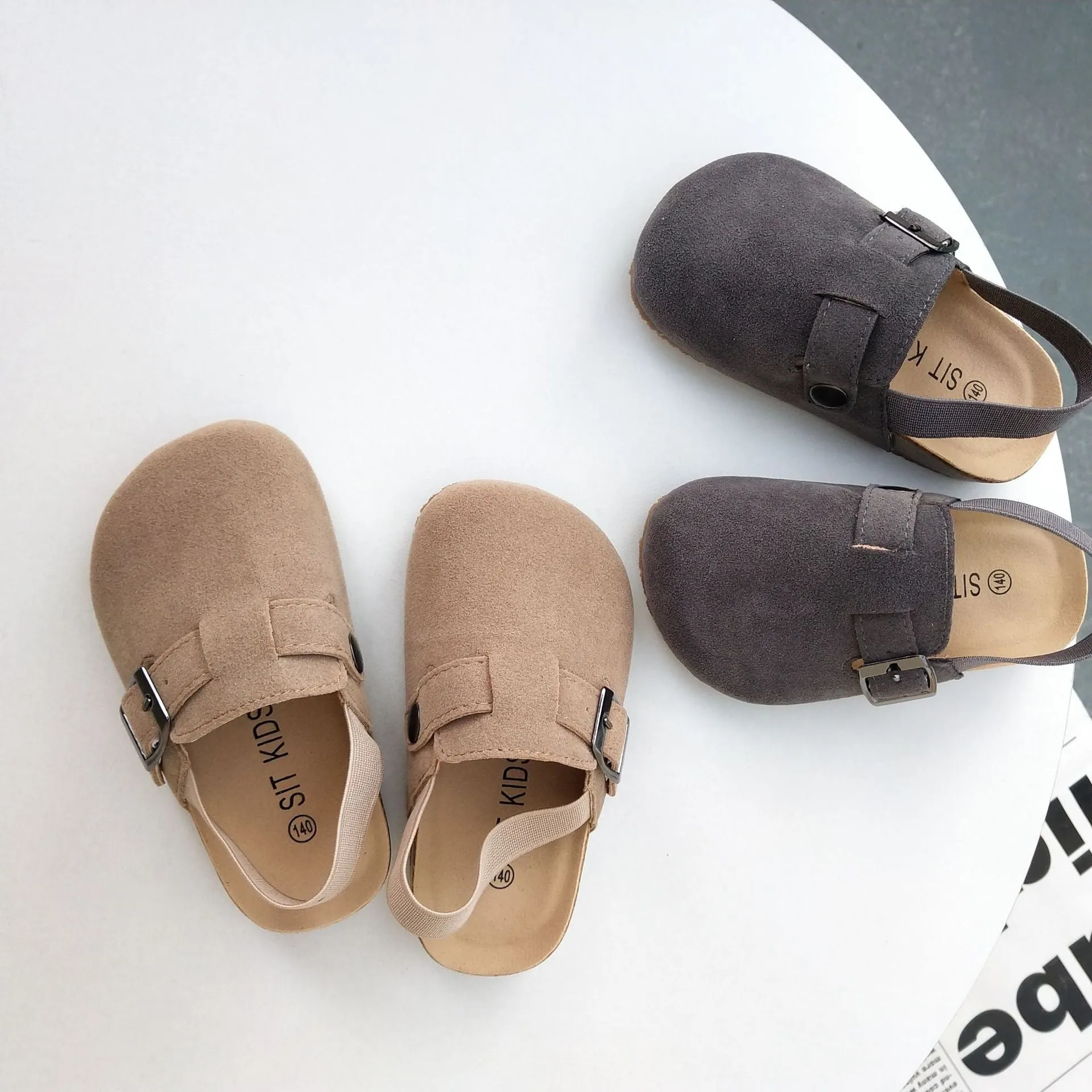 suede mule shoes