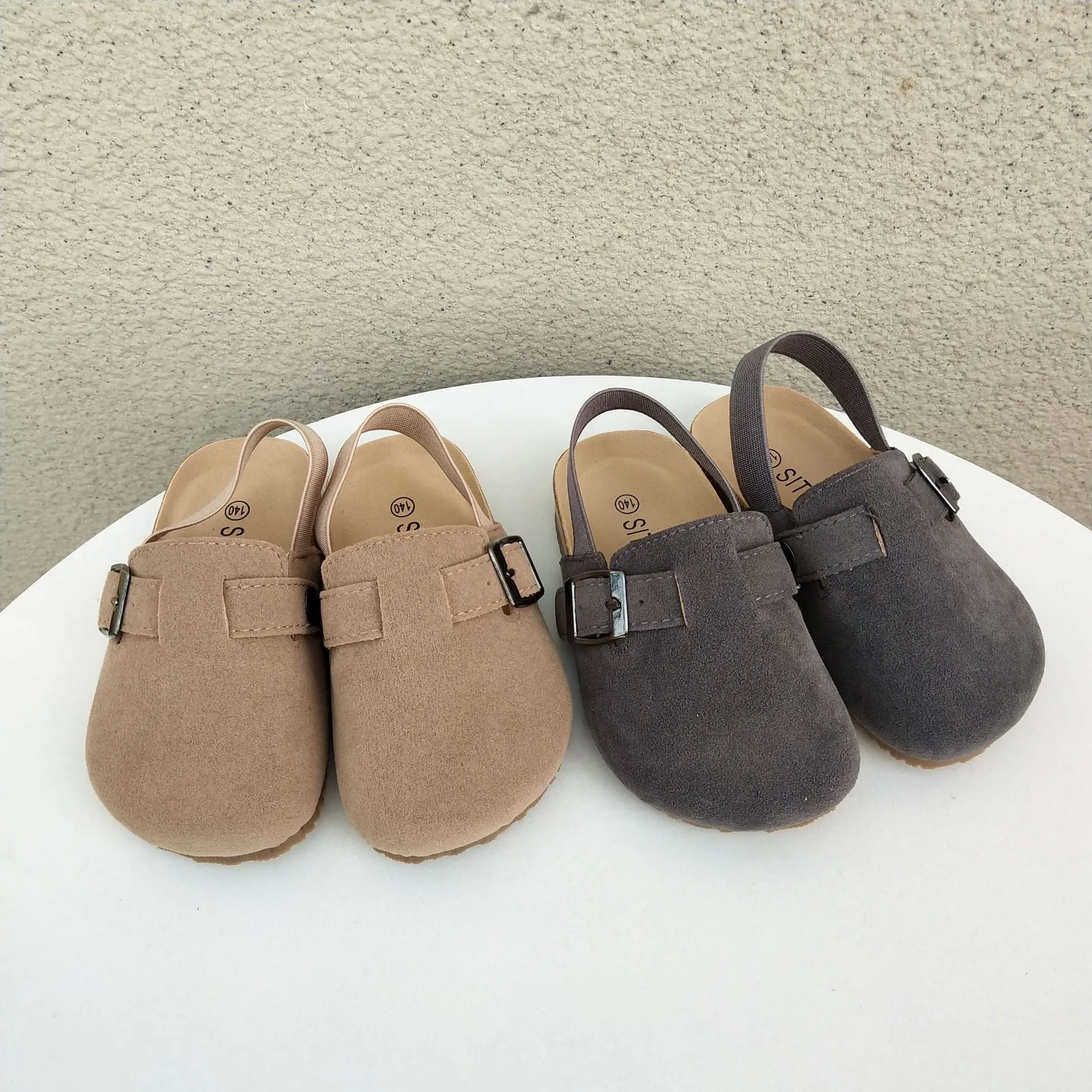 suede mule shoes