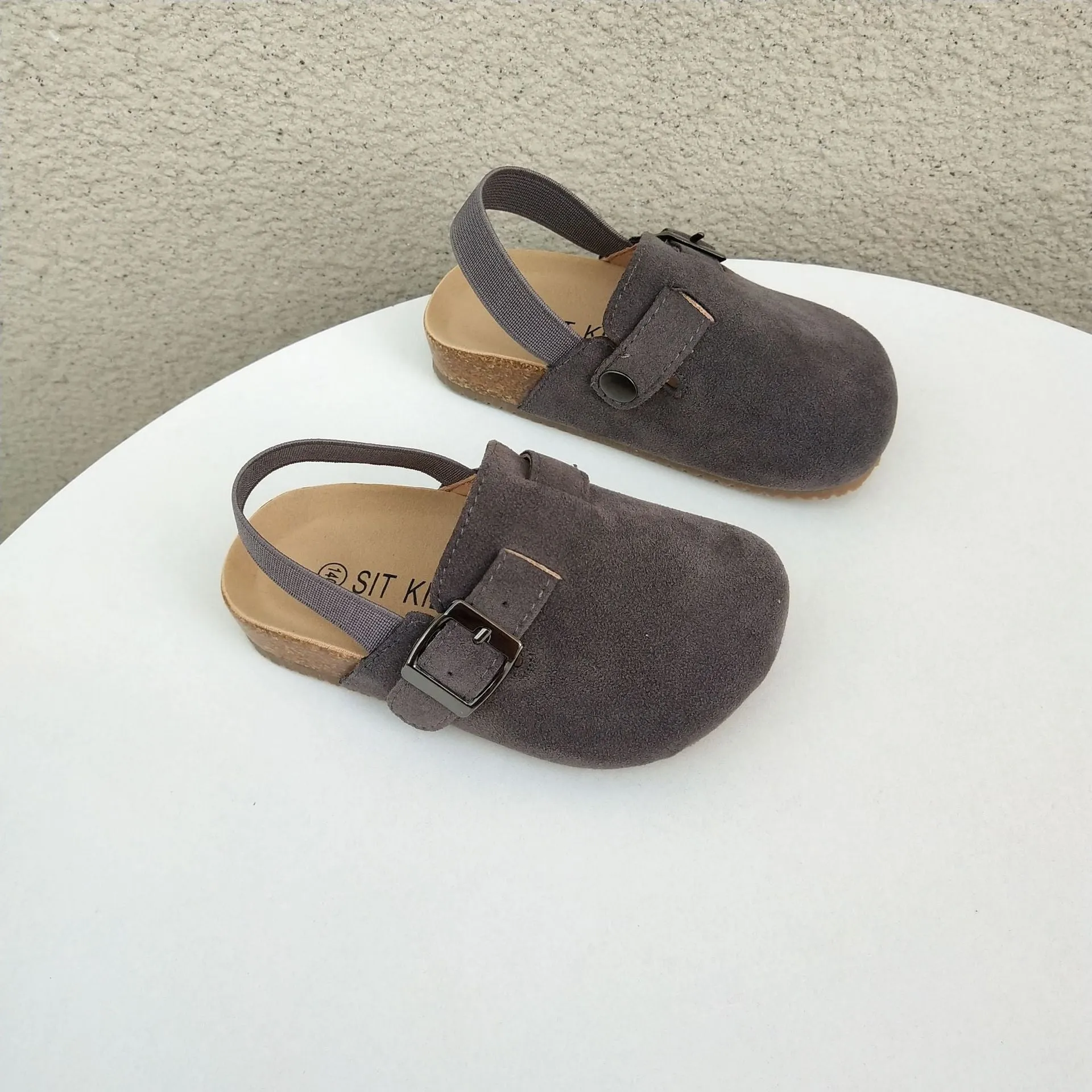 suede mule shoes