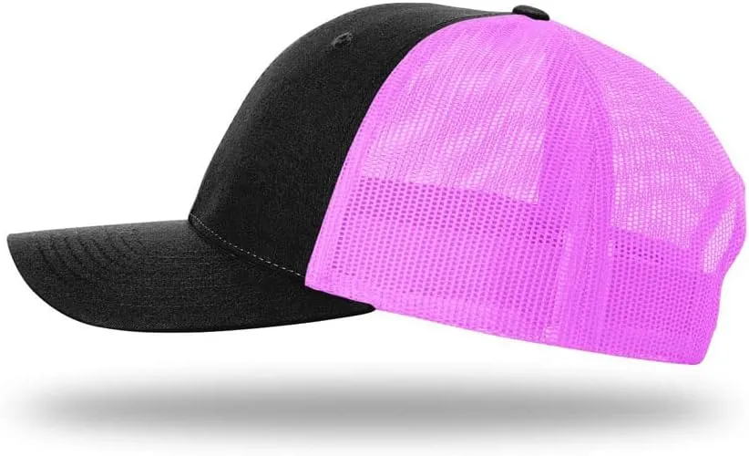 The Hat Pros | Richardson 115 Low-Profile Classic Trucker Snapback Hat Bundle with THP Hat & Clothing Brush