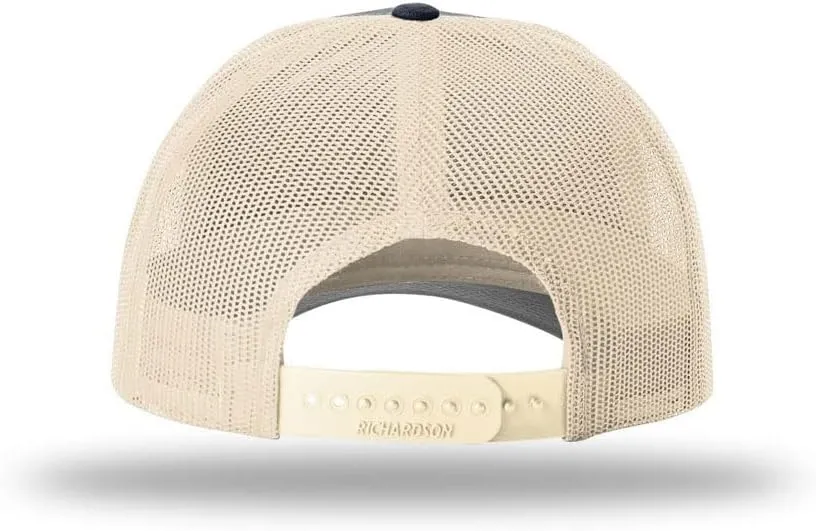 The Hat Pros | Richardson 115 Low-Profile Classic Trucker Snapback Hat Bundle with THP Hat & Clothing Brush