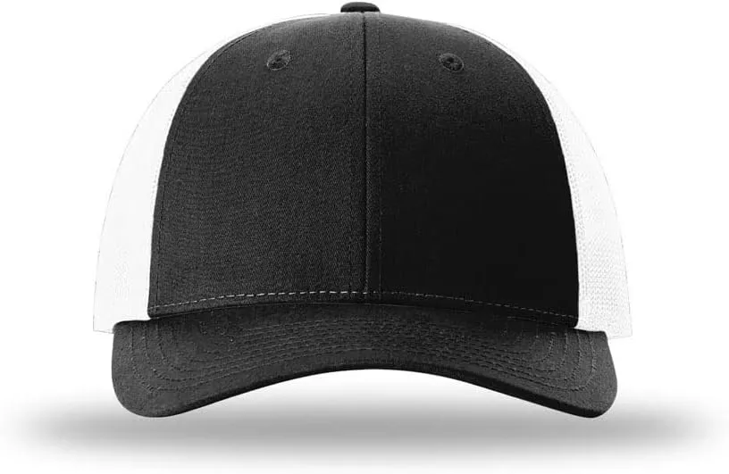The Hat Pros | Richardson 115 Low-Profile Classic Trucker Snapback Hat Bundle with THP Hat & Clothing Brush
