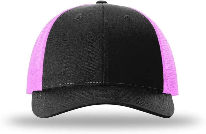 The Hat Pros | Richardson 115 Low-Profile Classic Trucker Snapback Hat Bundle with THP Hat & Clothing Brush