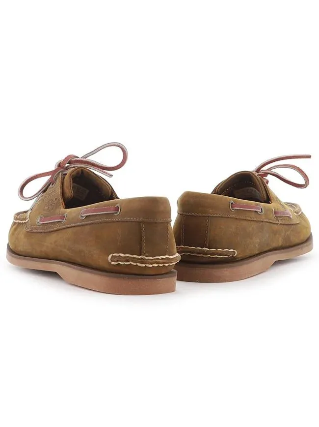Timberland Classic Boat Shoes - Brown Full Grain