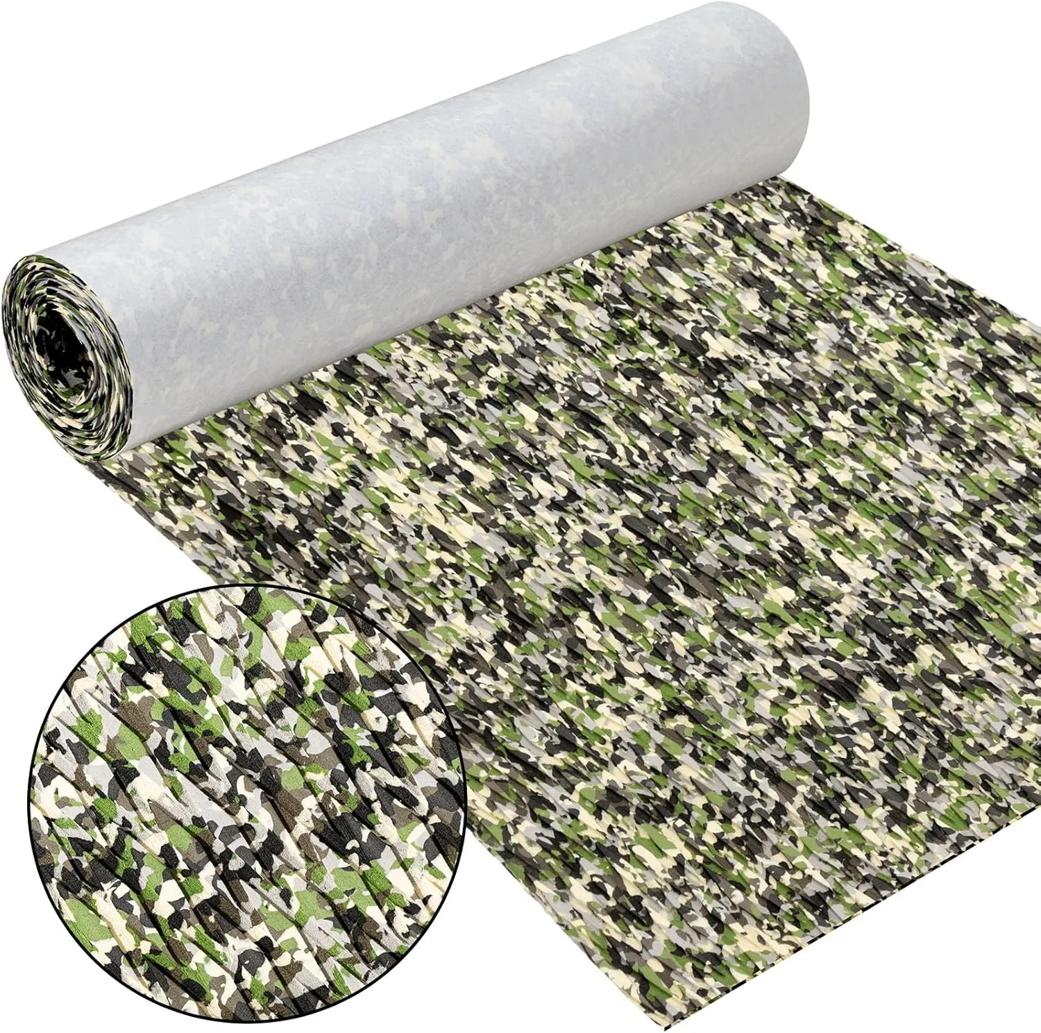 Timgle Boat Flooring Eva Foam Boat Decking 94.5 x 35.4 Inch 23.2 Sqft Non Slip Self Adhesive Marine Boat Carpet Diamond Surfboard Traction Pad Boat Mats