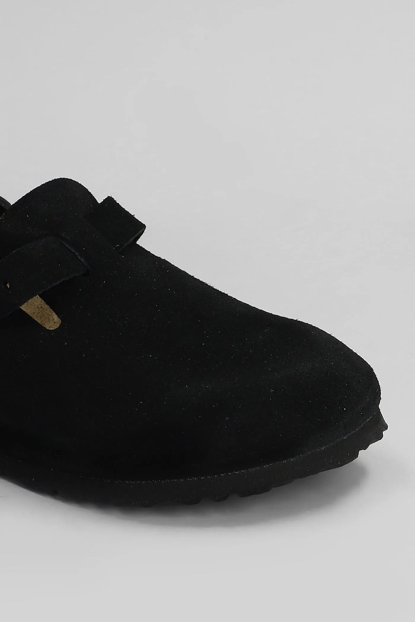 Tokio Slipper-Mule in black suede