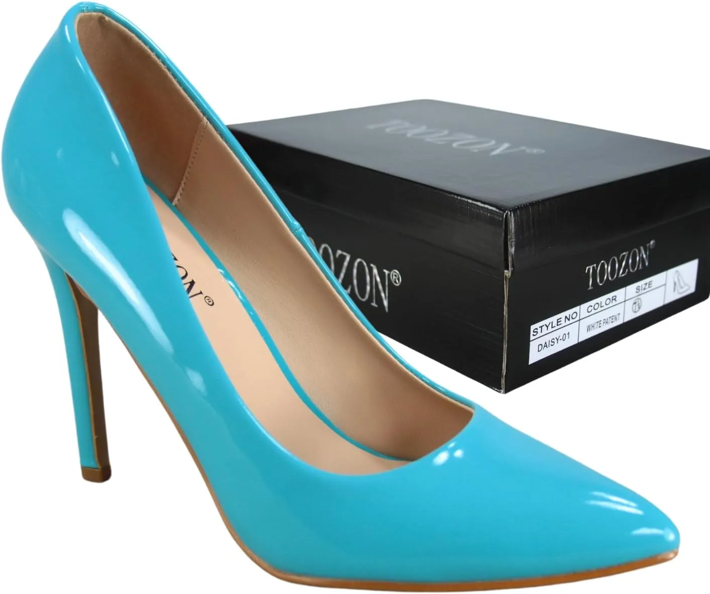 TZ Daisy-01 Women's Closed Toe Pointed Toe High Heel Wedding Dress Pump Shoes