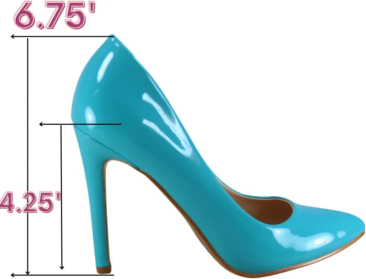 TZ Daisy-01 Women's Closed Toe Pointed Toe High Heel Wedding Dress Pump Shoes