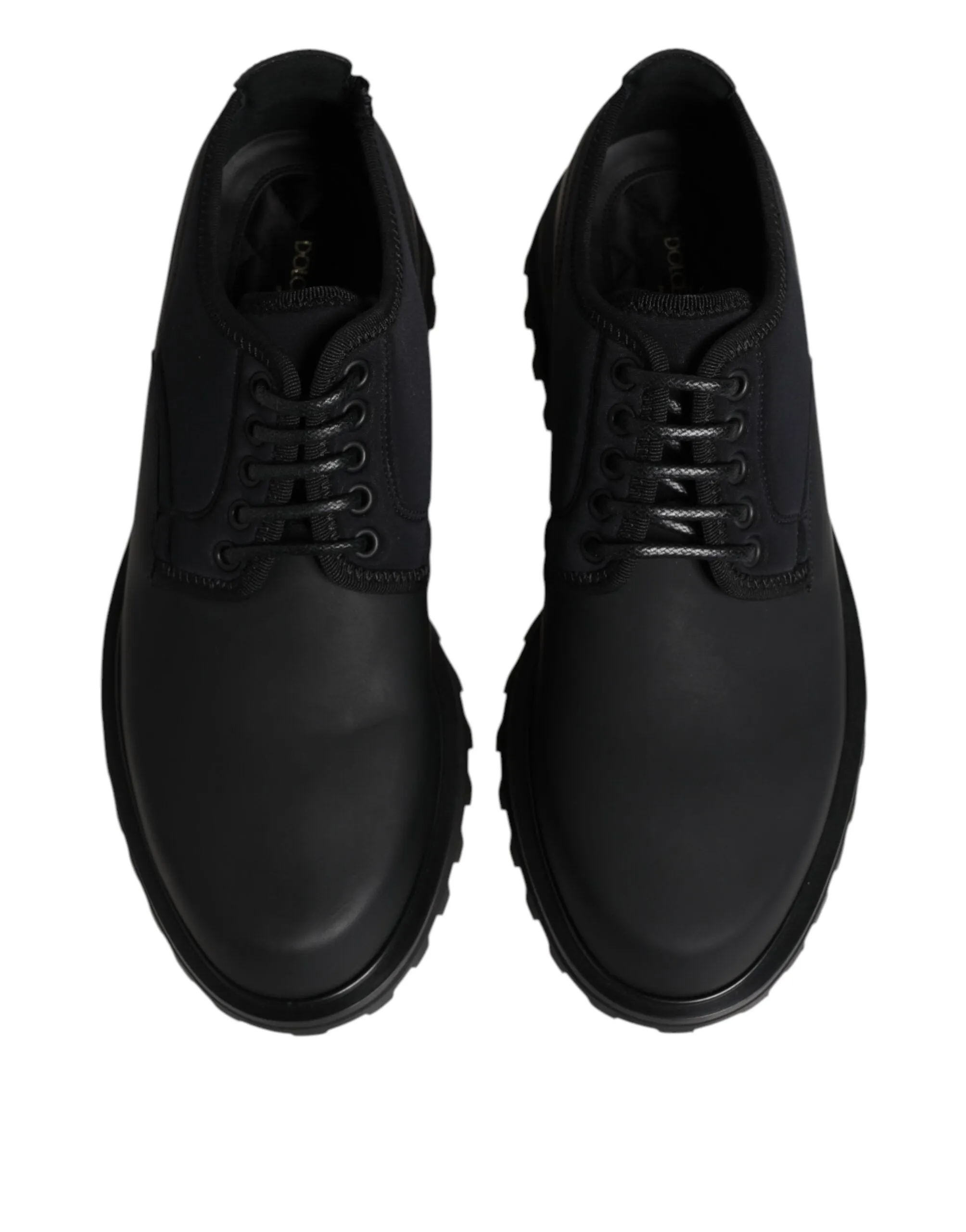 Up Multi-device compatible All-out sale Trekking Dress & Dolce Lace Shoes Gabbana Black Leather