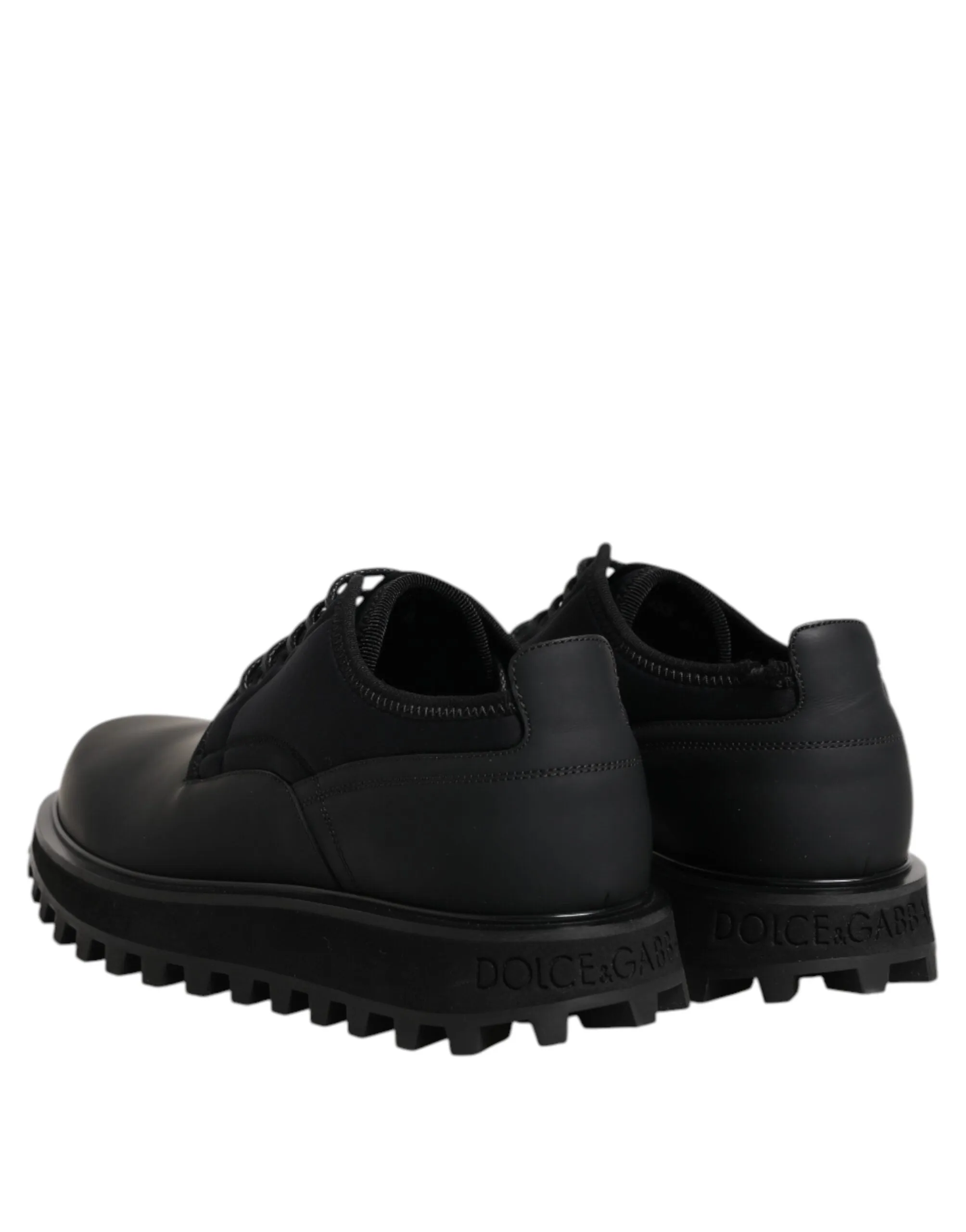 Up Multi-device compatible All-out sale Trekking Dress & Dolce Lace Shoes Gabbana Black Leather