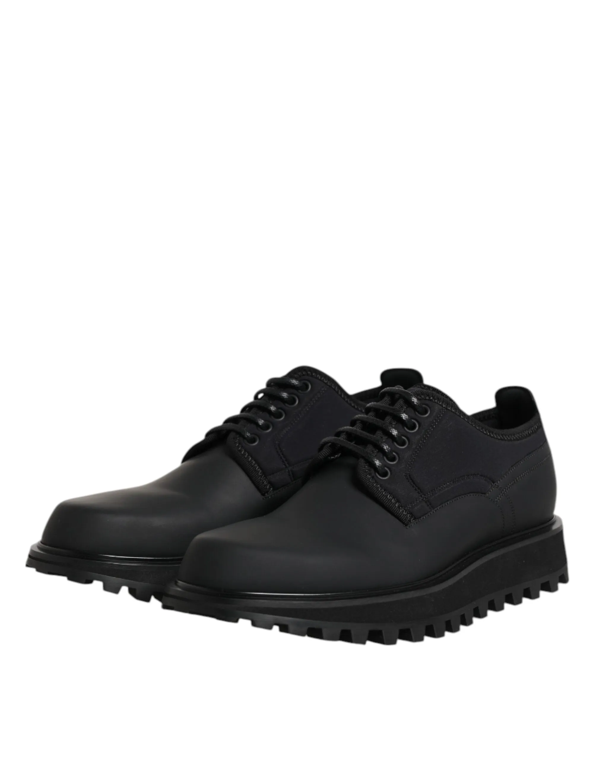 Up Multi-device compatible All-out sale Trekking Dress & Dolce Lace Shoes Gabbana Black Leather