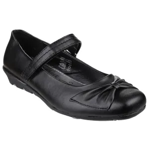 US Brass Claire Touch Fastening Bar Shoe Black