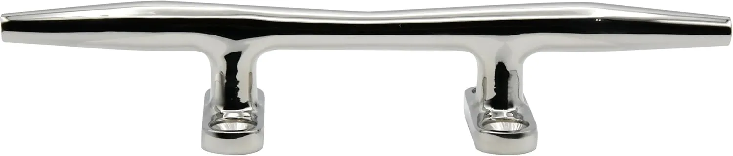 Vinland Marine 316 Stainless Steel Herreshoff Cleat, Length 4" ~ 12", Multi-Pack, Investment cast, Anchor Cleat, Marine Cleat, Rope Cleat, Dock Cleats, Sailboat Hardware Cleats, Classic Boat Cleats