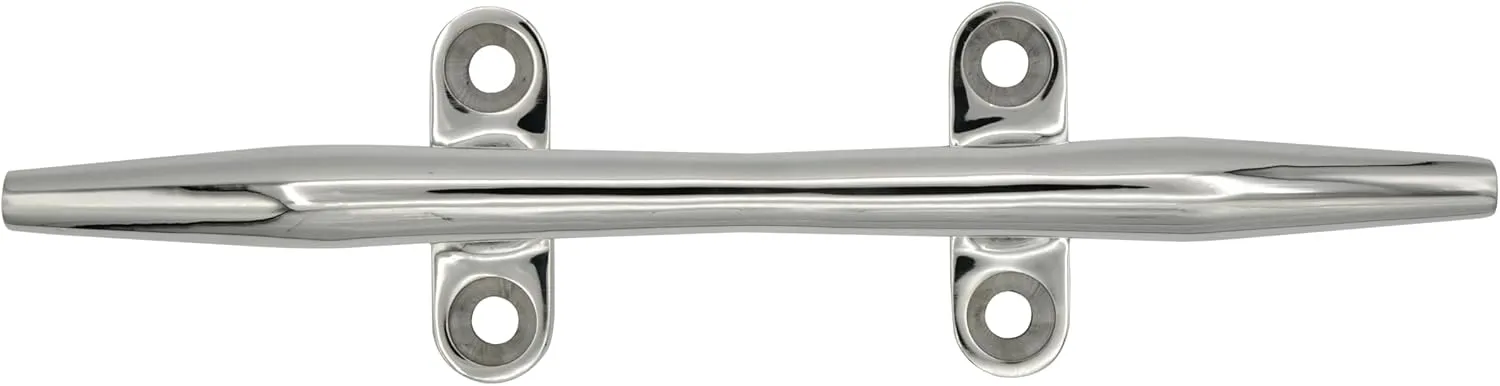 Vinland Marine 316 Stainless Steel Herreshoff Cleat, Length 4" ~ 12", Multi-Pack, Investment cast, Anchor Cleat, Marine Cleat, Rope Cleat, Dock Cleats, Sailboat Hardware Cleats, Classic Boat Cleats