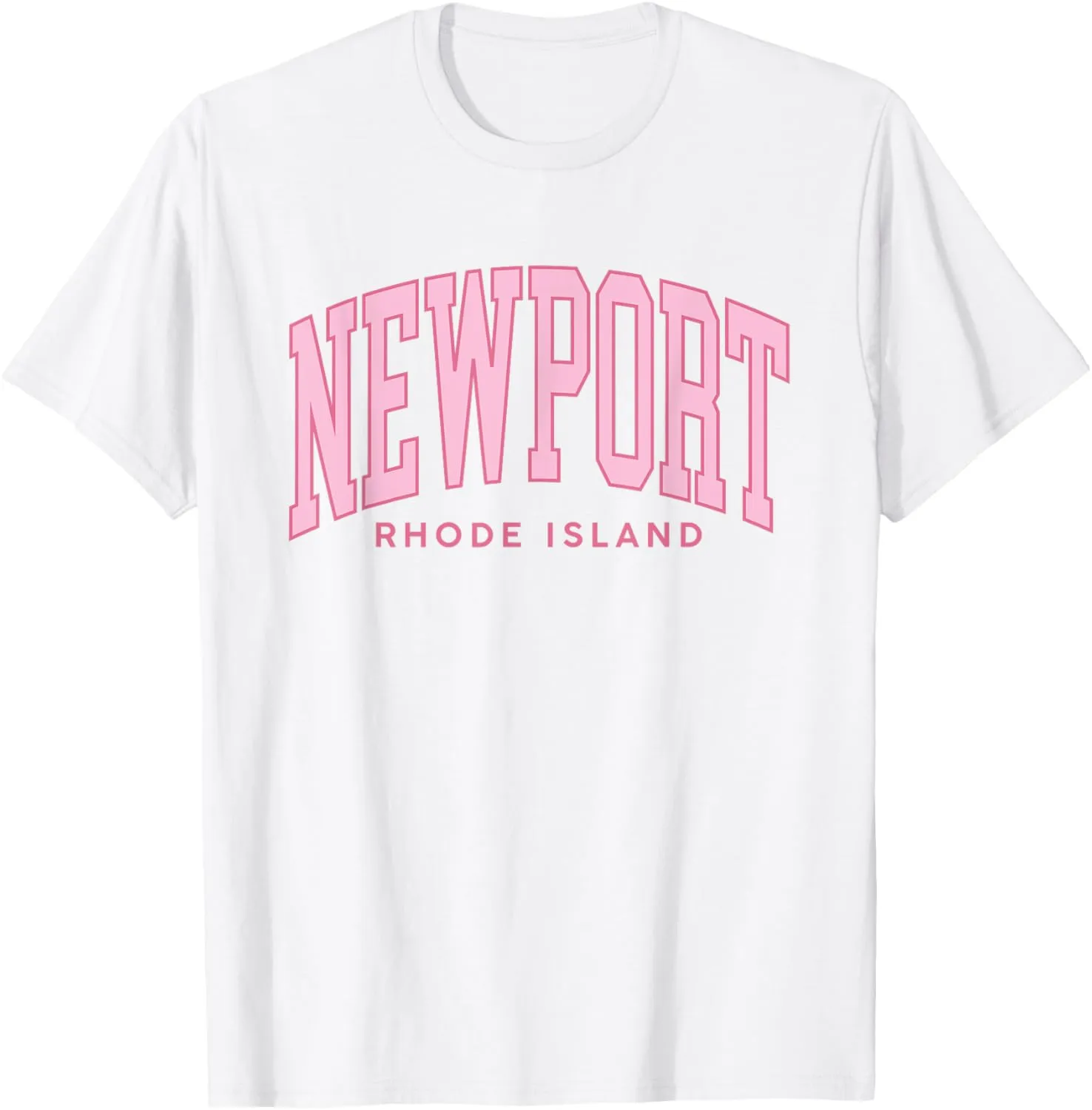 Vintage Newport Rhode Island Retro preppy womens girls T-Shirt