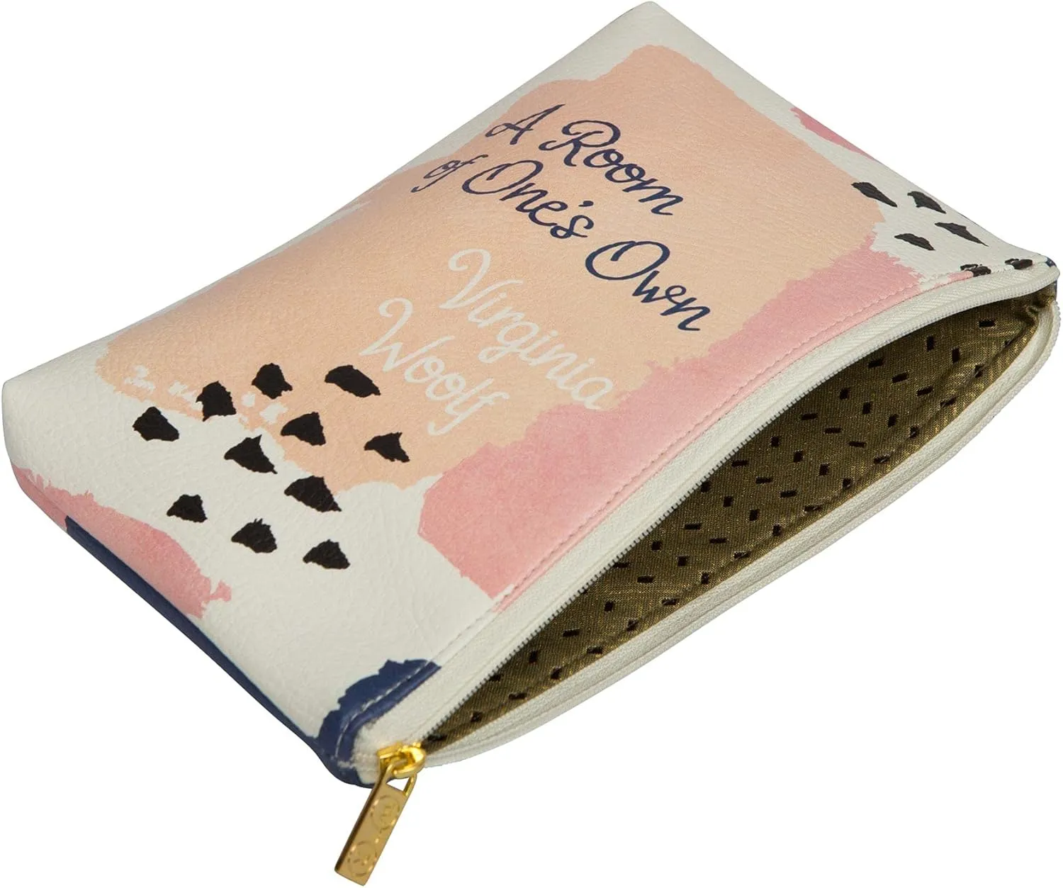 Well Read Book Theme Pouch Purse Clutch - Makeup & Toiletry Bag for Book Lovers