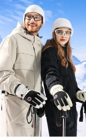 Winter Ski Snow Gloves for Men, Women, Youth | Touchscreen & Waterproof Cold Weather Hand Warming Gloves Winter Work Gloves