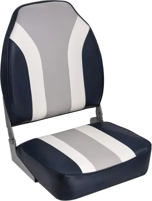 Wise Classic Stripe High Back Boat Seat