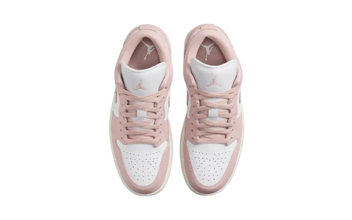 Womens Air Jordan 1 Low 'Pink Oxford' Casual DC0774-162
