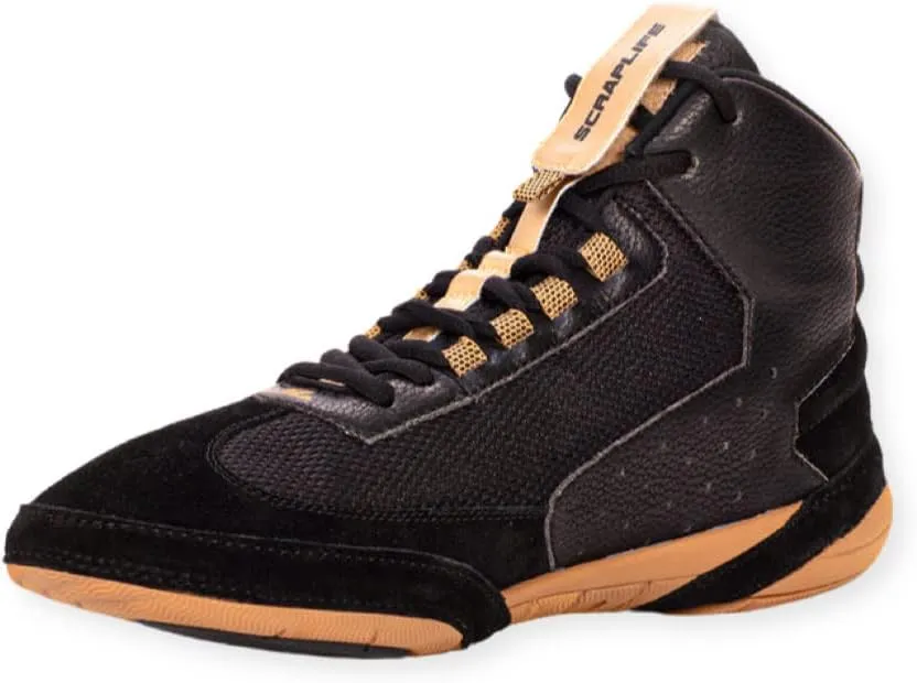 Wrestling | Ascend One Wrestling Shoes | Black & Gold | Premium Quality | Wrestlers Choice!