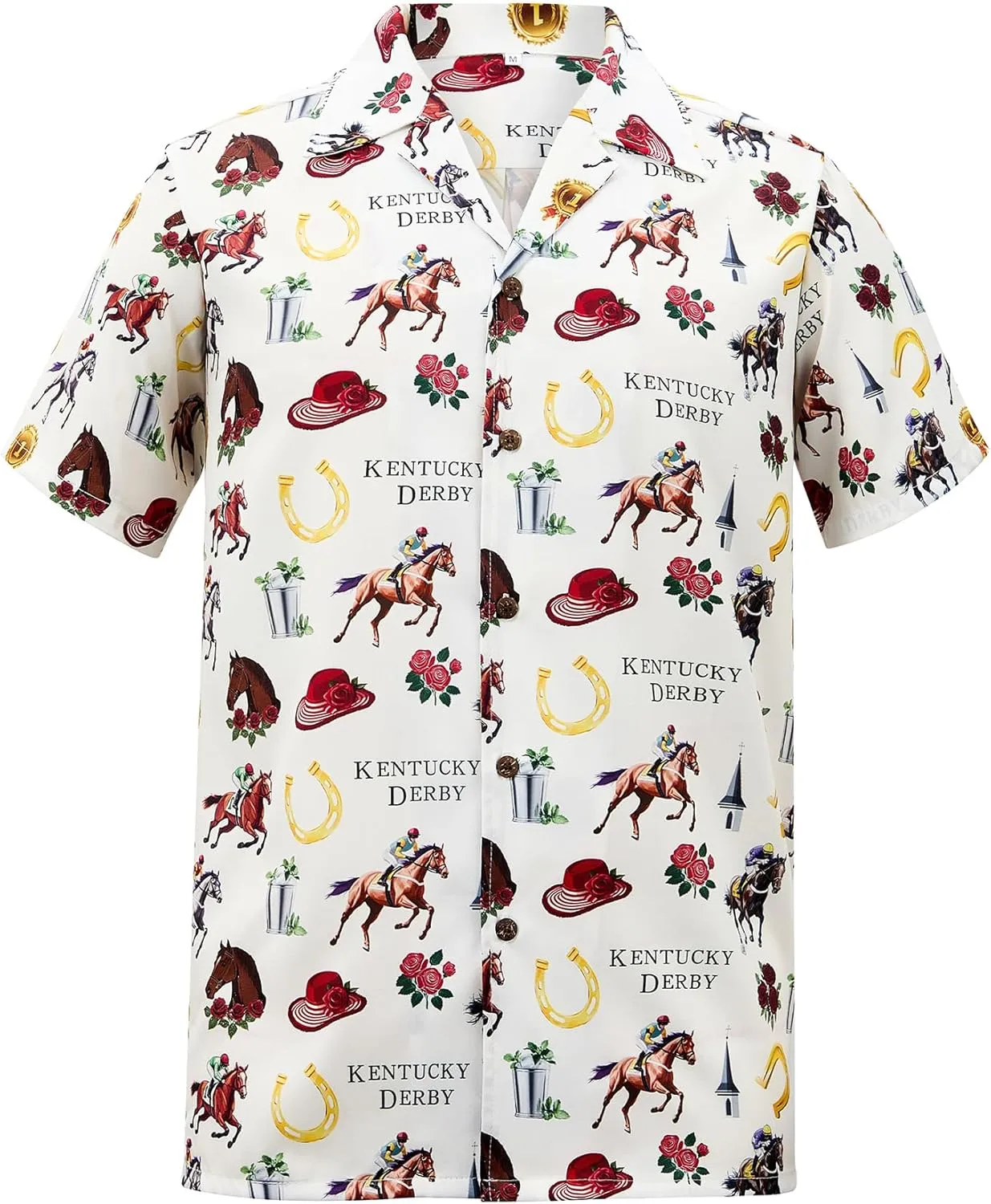 Zando 80s 90s Hawaiian Shirt for Men Short Sleeve 80s 90s Outfit Funny Hawaiian Shirts Party Disco Outfit
