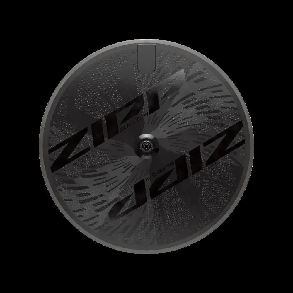 Zipp AM Super-9 Carbon Disc Wheel - Tubeless, Disc Brake, Center Locking, 700c Rear, 10/11sp, 12x142mm - Standard Graphic B1