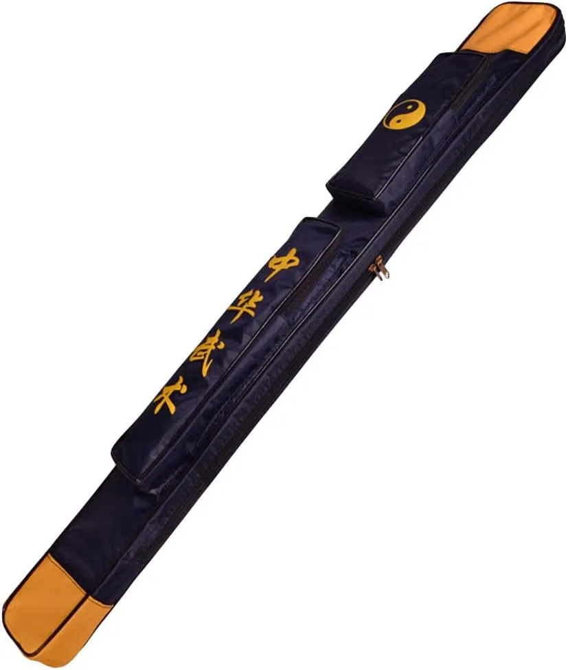ZooBoo Taichi Sword Bag - Martial Arts Weapon Shoulder Bag Chinese Kung Fu Sword Case for Single & Double Bladed Swords