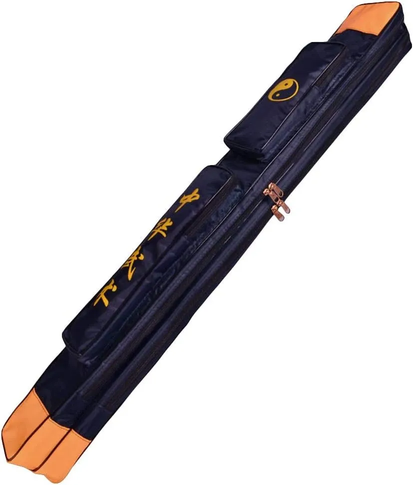 ZooBoo Taichi Sword Bag - Martial Arts Weapon Shoulder Bag Chinese Kung Fu Sword Case for Single & Double Bladed Swords